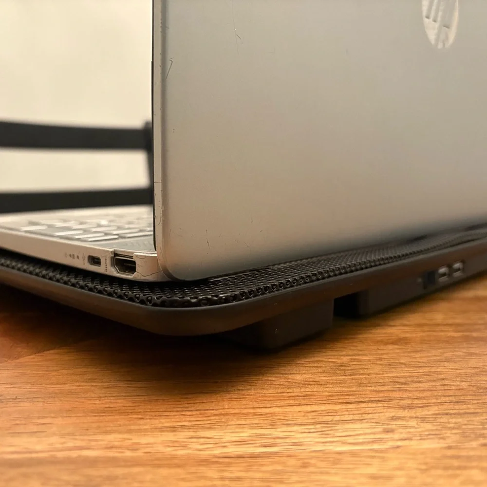 Havit Black Laptop Cooling Pad with Blue Fans
